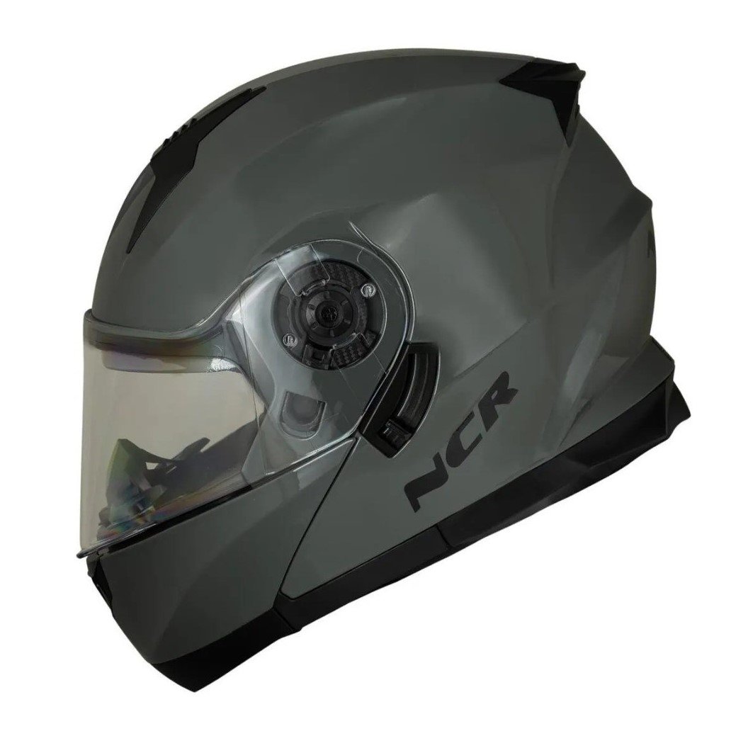 KASK ÇENE AÇILIR VİSORLÜ 162 ECE BELGELİ-NARDO GRİ