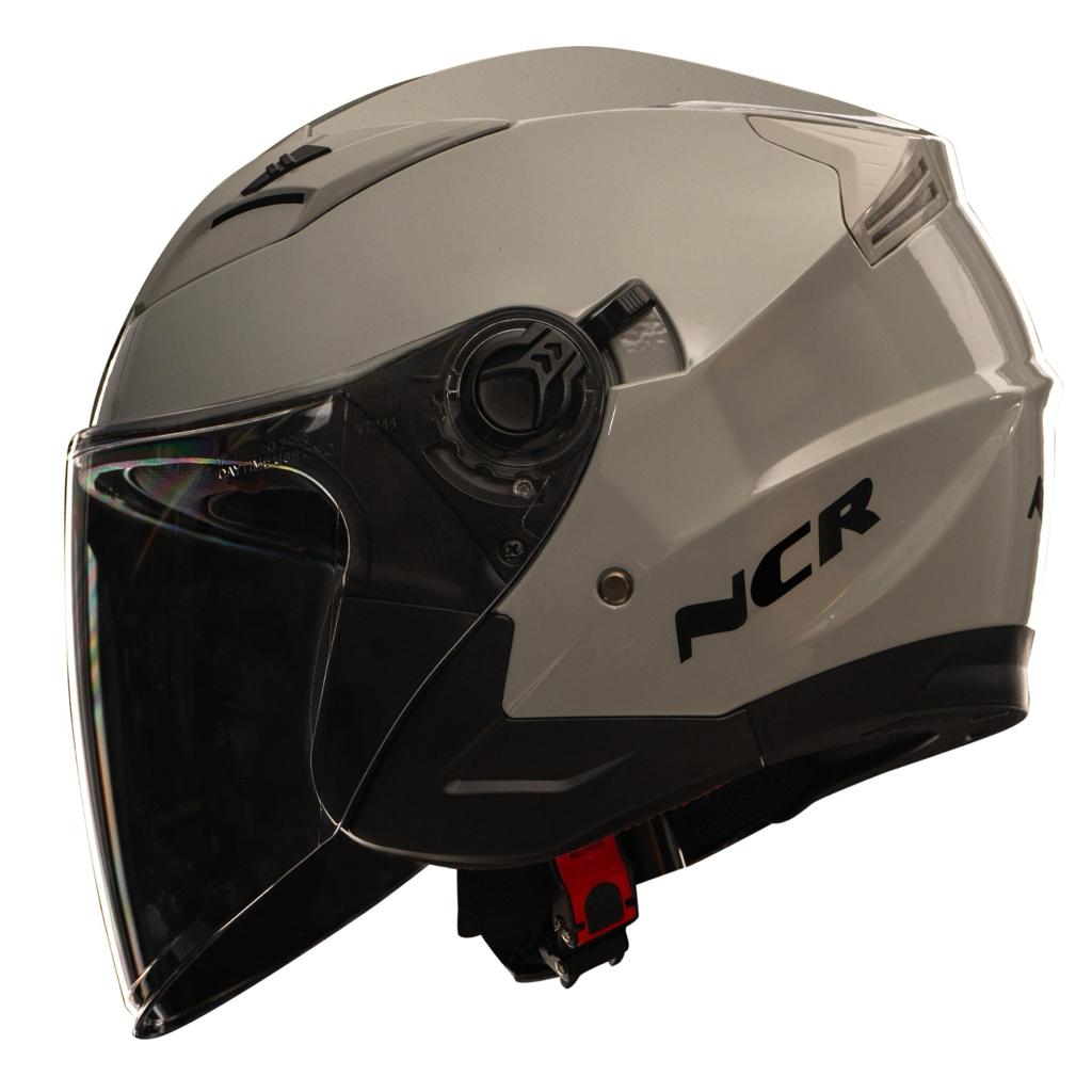 KASK ÇENESİZ VİZÖRLÜ 708 ECE BELGELİ-COOL GRİ