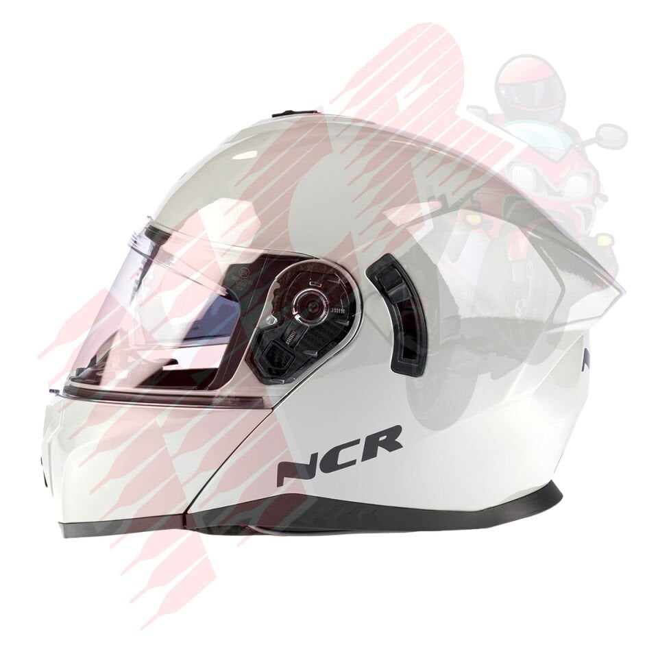 KASK ÇENE AÇILIR VİZÖRLÜ 166 ECE BELGELİ-COOL GRİ