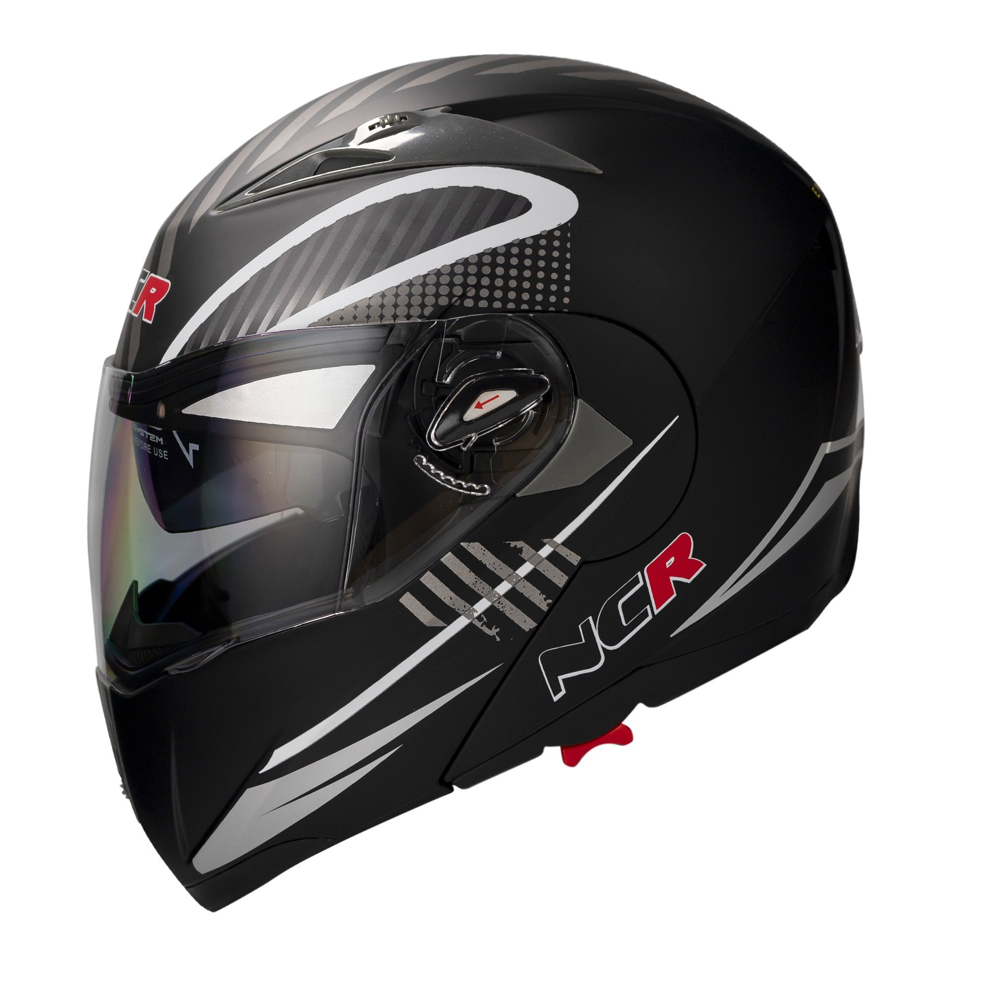 KASK NCR-158 ÇENE AÇILIR GÖZLÜKLÜ E-CE BELGELİ- MONSTER