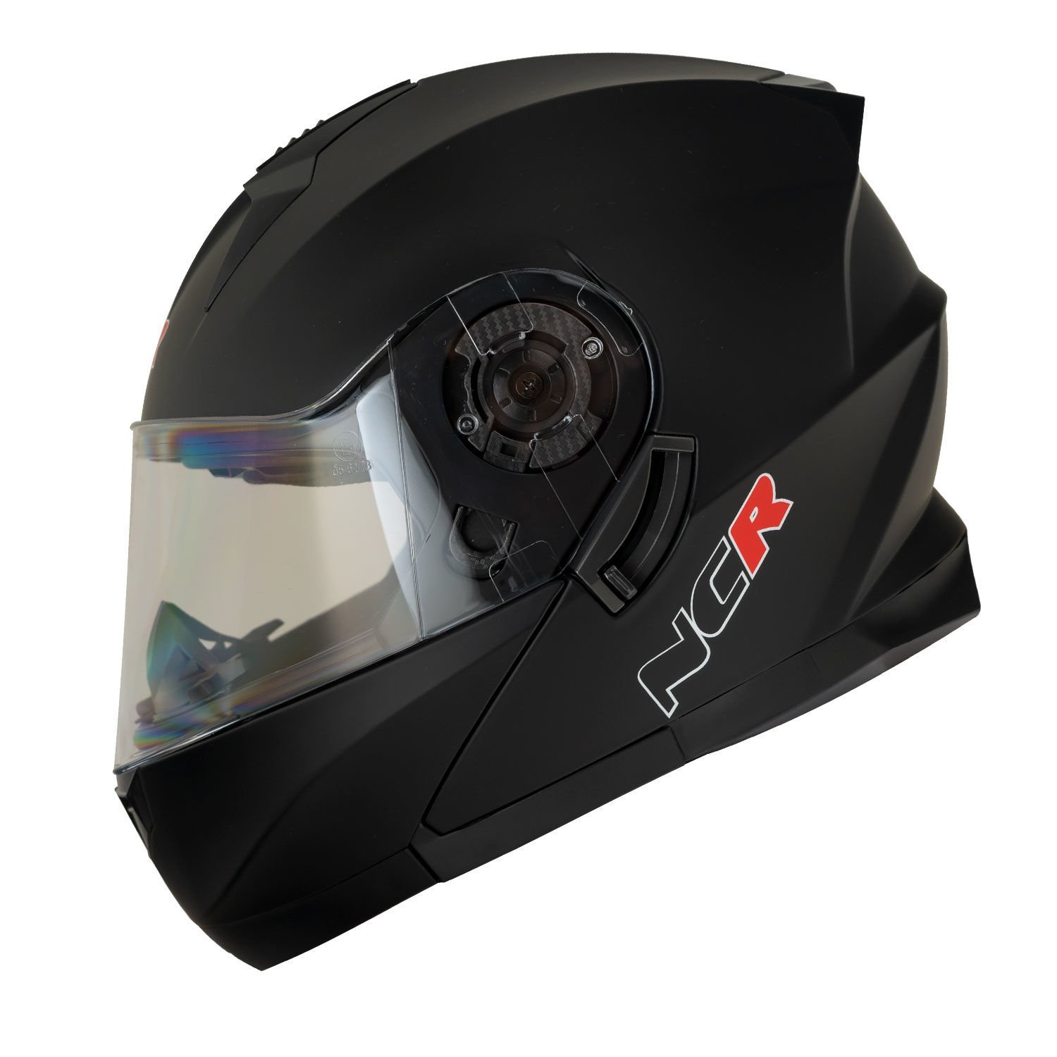 KASK ÇENE AÇILIR VİSORLÜ 162  ECE BELGELİ- MAT SİYAH