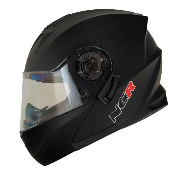 KASK ÇENE AÇILIR VİSORLÜ 162  ECE BELGELİ- MAT SİYAH