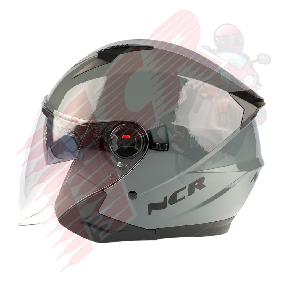 KASK ÇENESİZ VİZÖRLÜ 705 ECE BELGELİ-NARDO GRİ