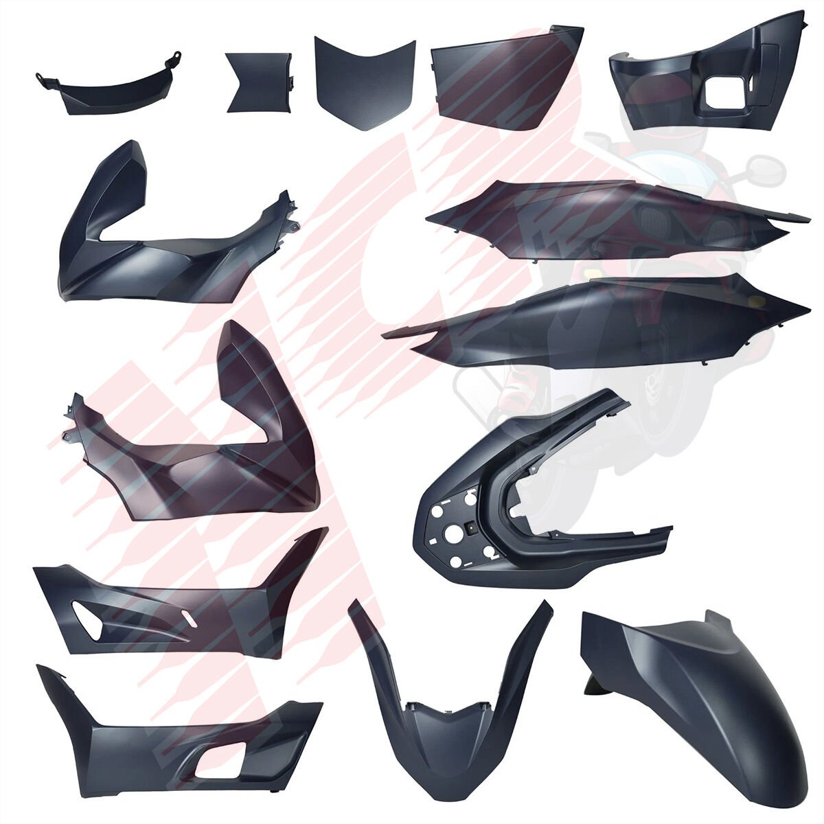 KAPORTA SETİ MAT MAVİ PCX 2021-2024