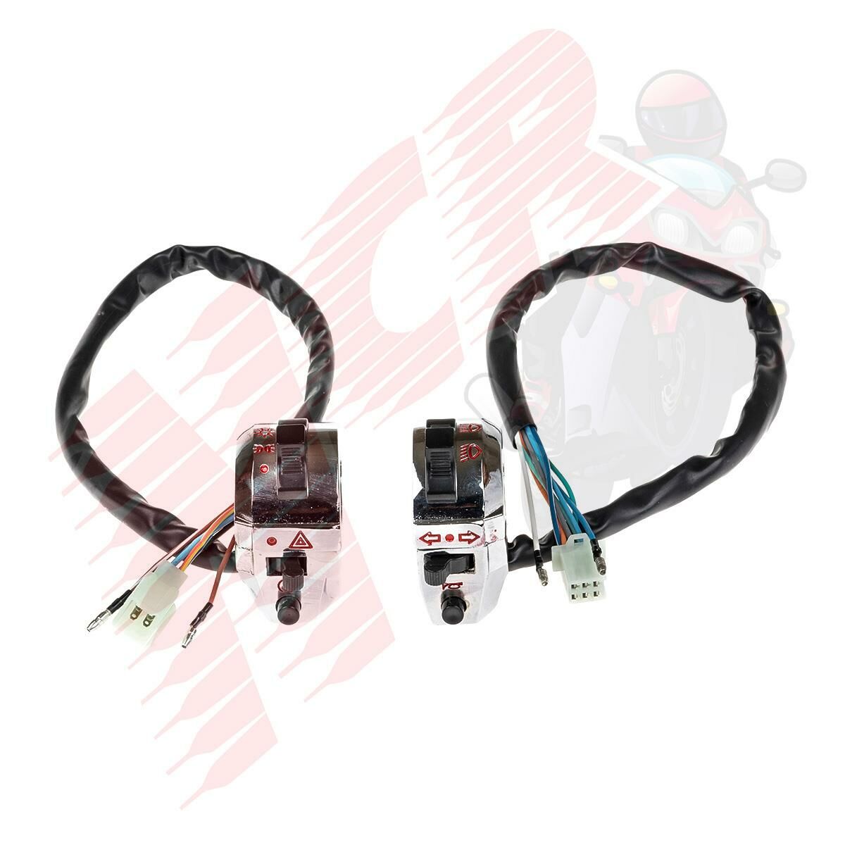 SAĞ-SOL KUMANDA KOMPLE  KROM AGK CG 125