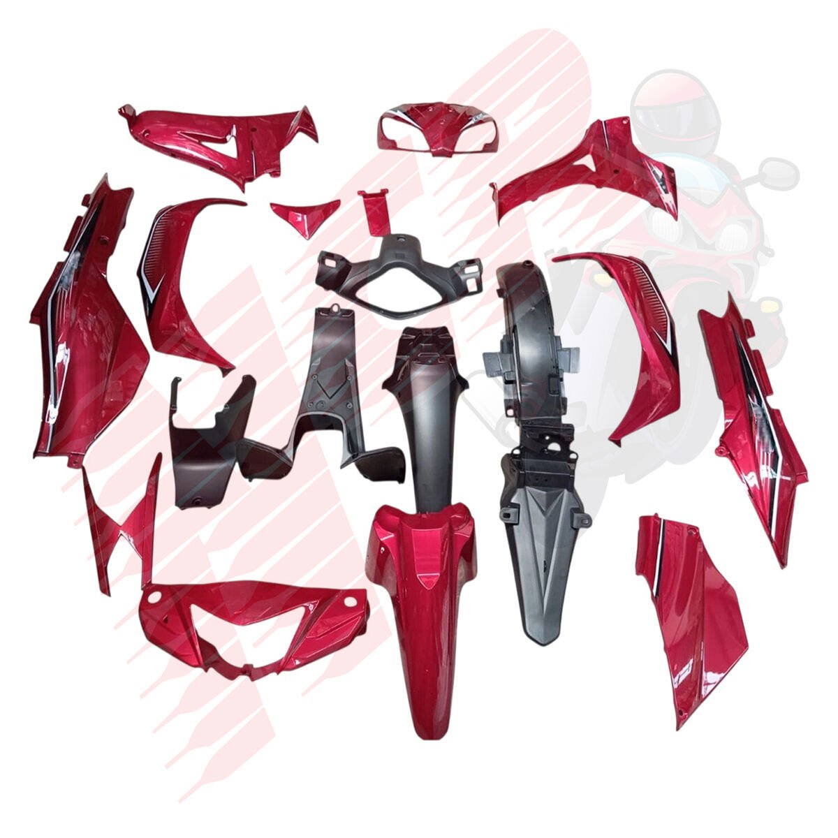 KAPORTA SETİ KIRMIZI KUBA EGE