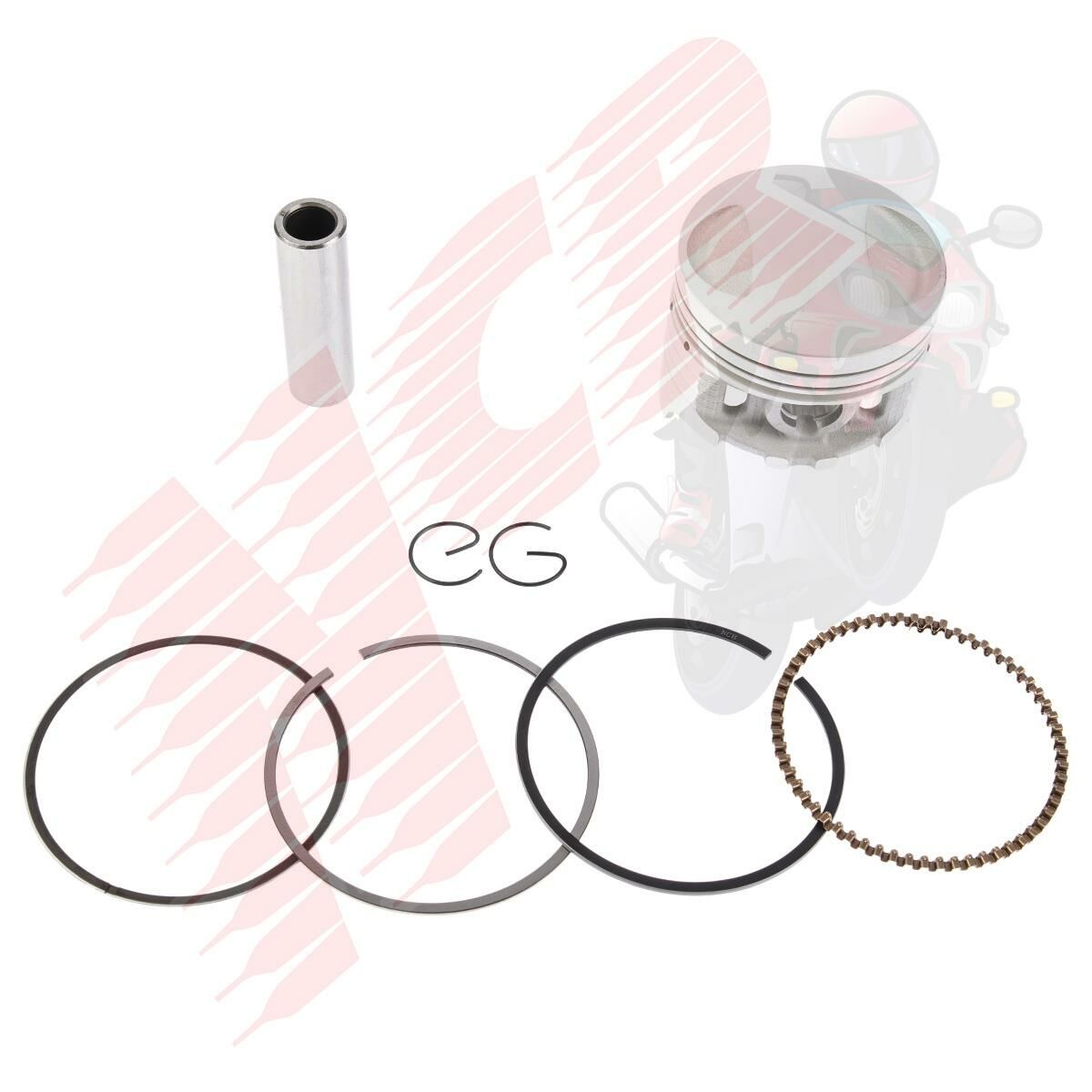 PİSTON  SEKMAN TAKIM 56.50 13 PERNO CG125
