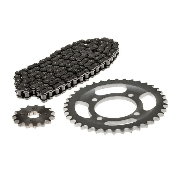 ZİNCİR DİŞLİ SETİ ÖN+ARKA DİŞLİ  CGL 125 38/15 428-116 L