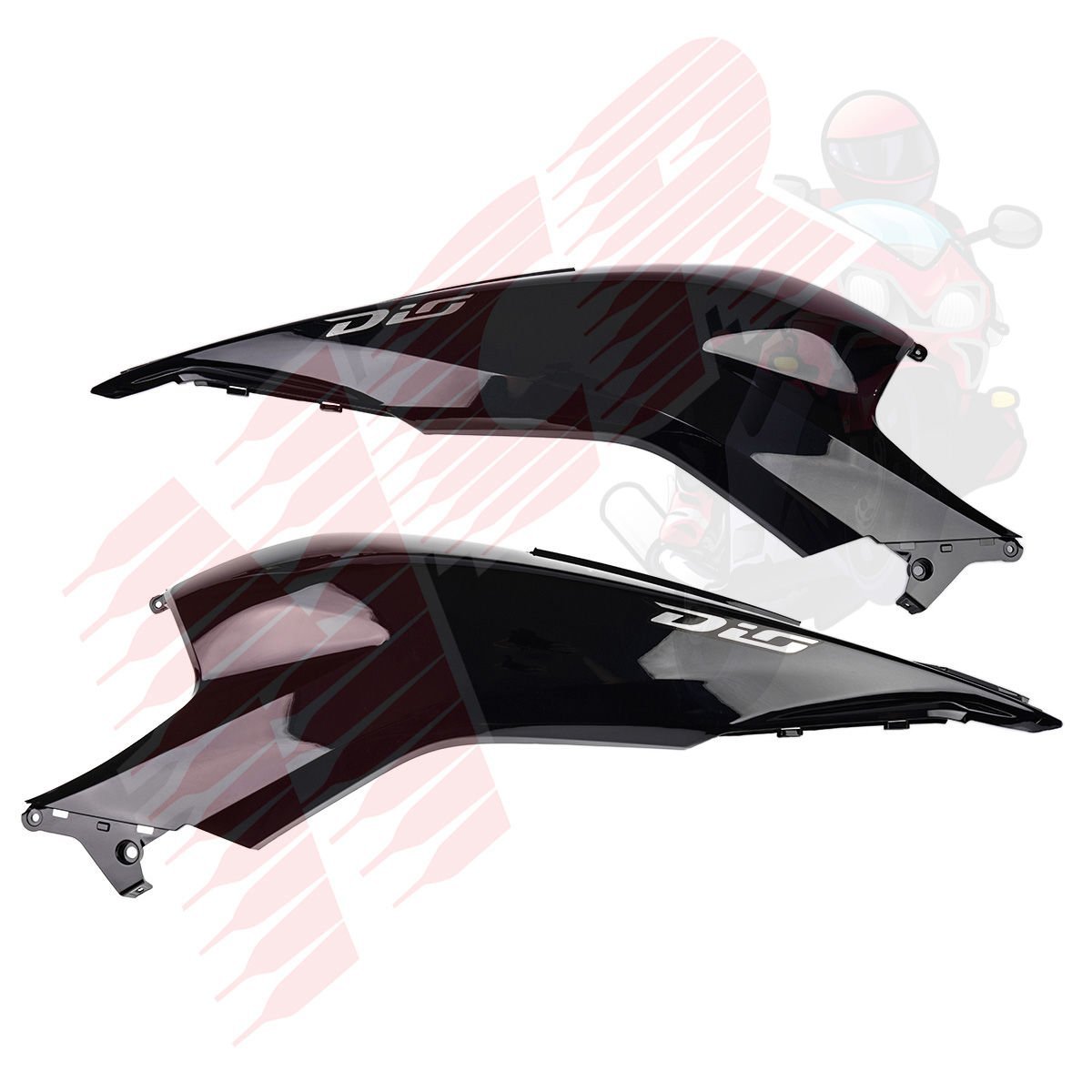 ARKA GRENAJ SAĞ-SOL [TAKIM] [SELE ALTI] SİYAH HONDA DIO 110