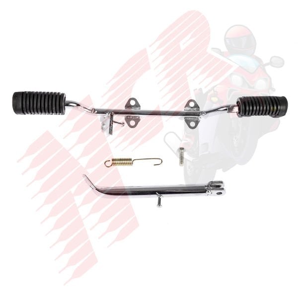 ÖN BASAMAK DEMİRİ VE YAN SEHPA KROM CG 125