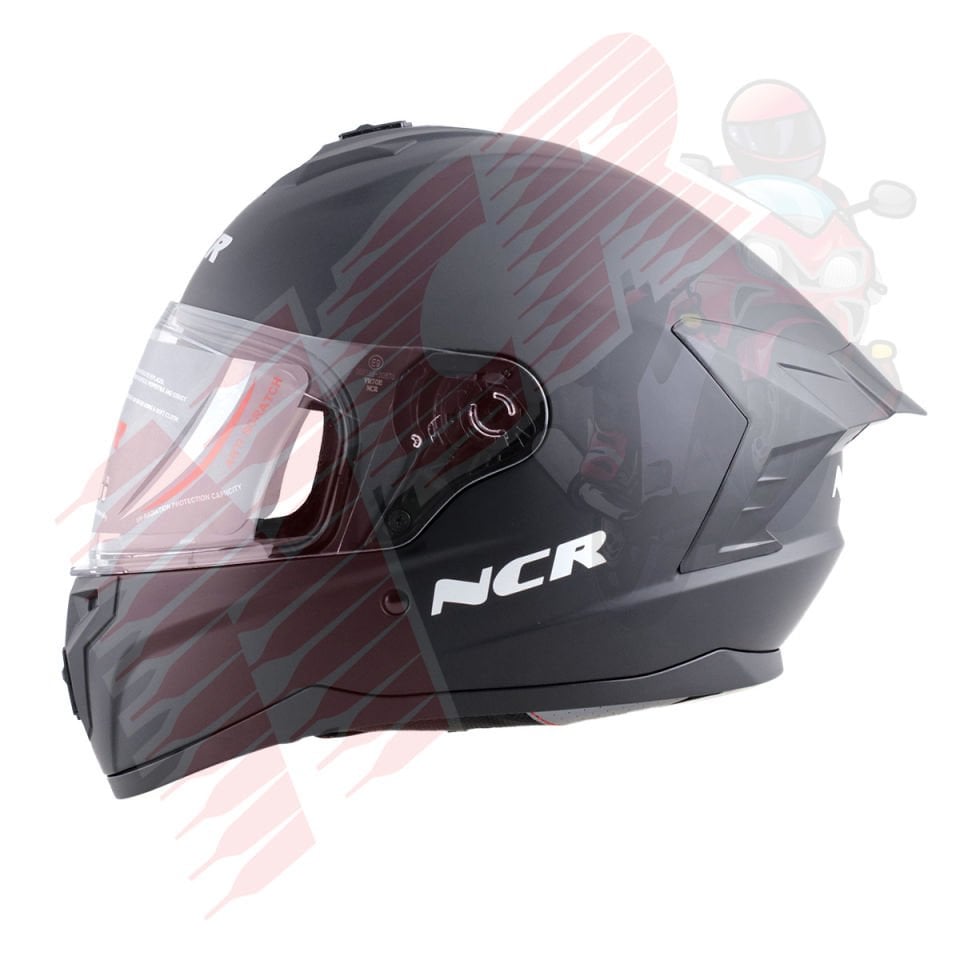 KASK KAPALI M70 ECE SERTİFİKALI- MAT SİYAH
