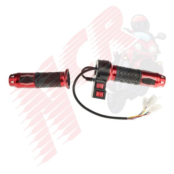 GAZ KOLU[TAKIM][3 VİTES/İLERİ-GERİ] KIRMIZI E-BIKE