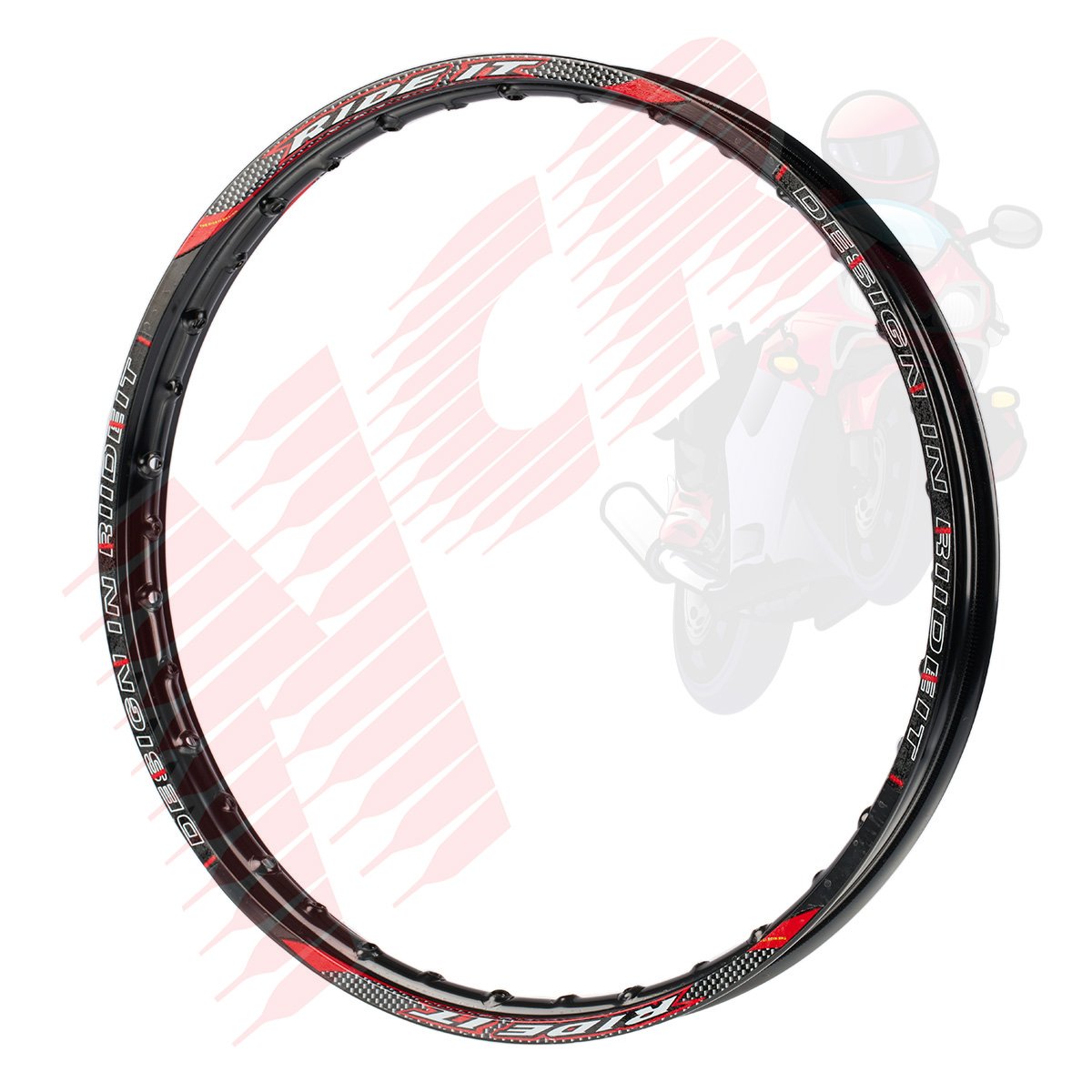 JANT ÇEMBERİ ALÜMİNYUM SİYAH 1.20*19