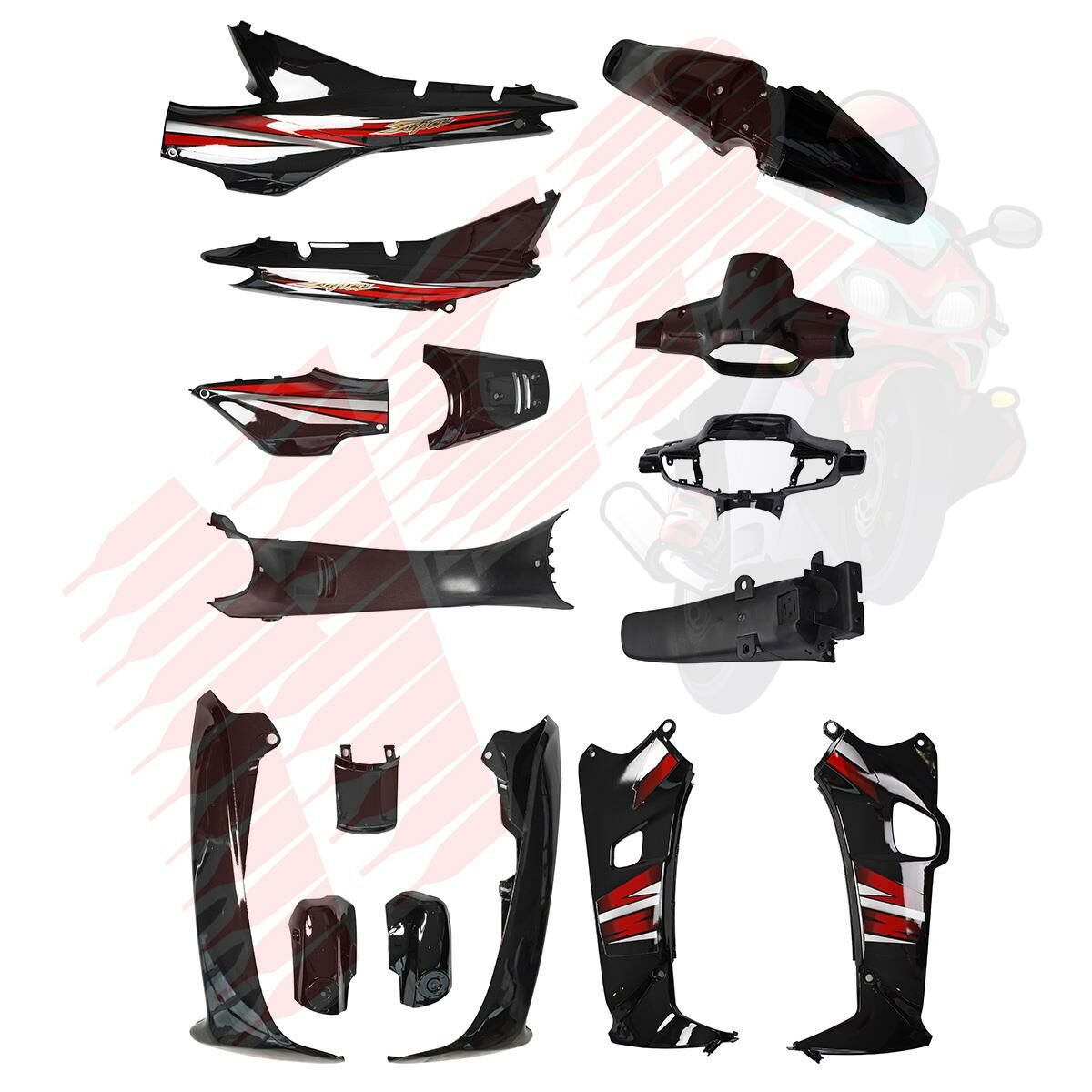 KAPORTA SETİ SİYAH CUP/LİFAN