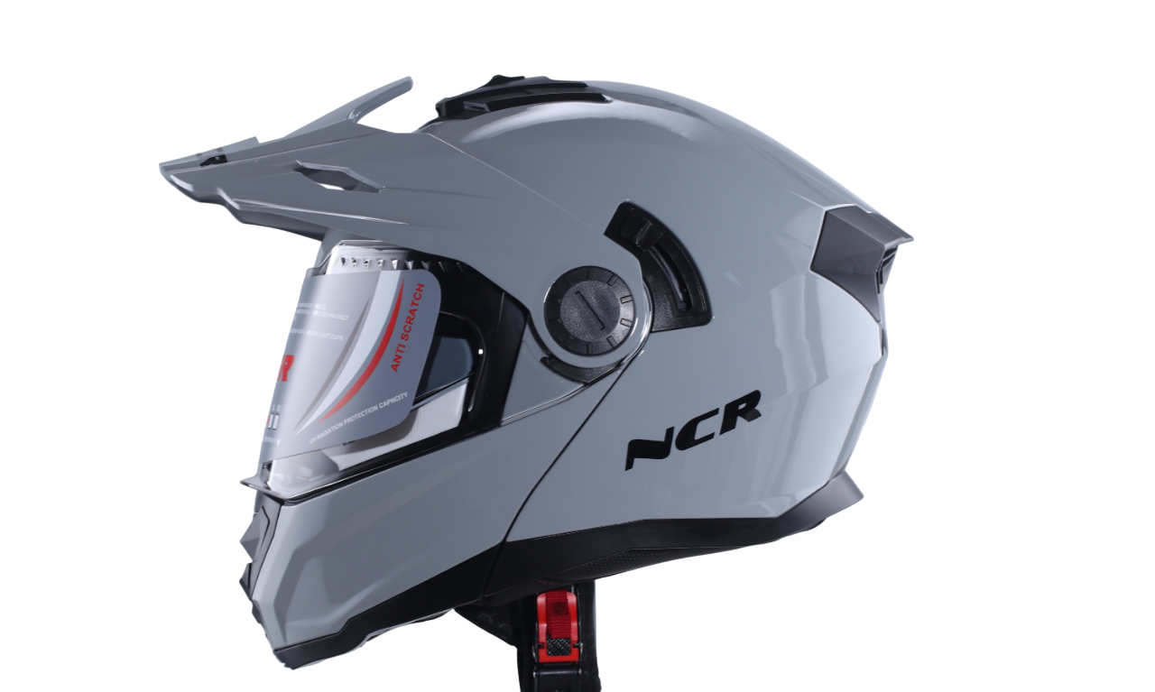 KASK ÇENE AÇILIR VİZÖRLÜ 165 ECE BELGELİ - COOL GRİ