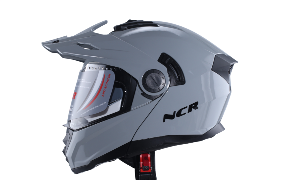 KASK ÇENE AÇILIR VİZÖRLÜ 165 ECE BELGELİ - COOL GRİ