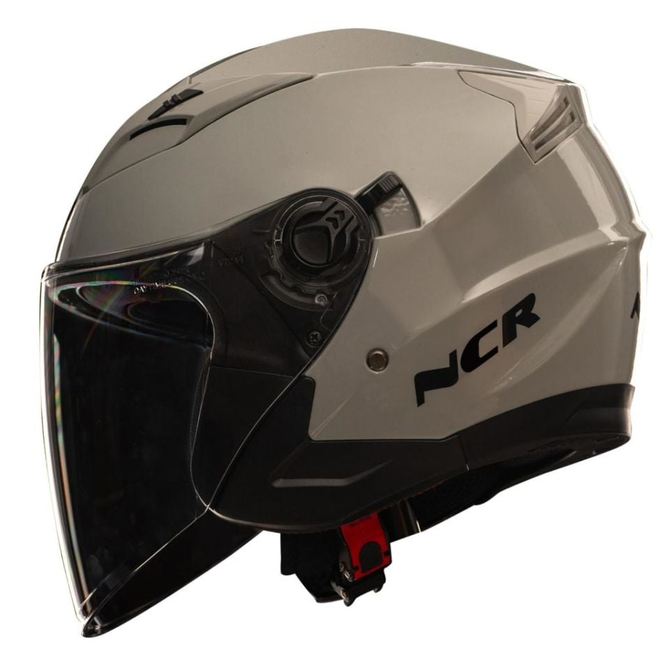 KASK ÇENESİZ VİZÖRLÜ 708 ECE BELGELİ-COOL GRİ