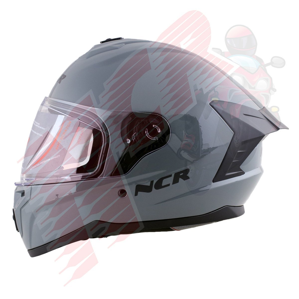 KASK KAPALI M70 ECE SERTİFİKALI-NARDO GRİ